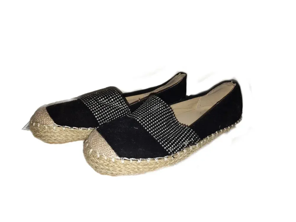 Women's Rhinestone Flats Size 7